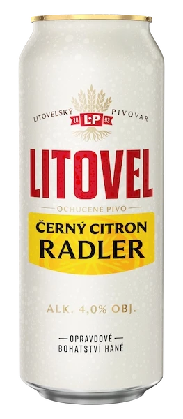 Litovel Černý citron Radler – 4 %