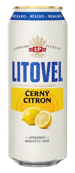 Litovel Černý citron – nealko